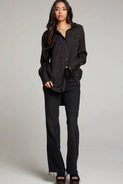 Online Ruby Licorice Button Up Women Loungewear|Tops