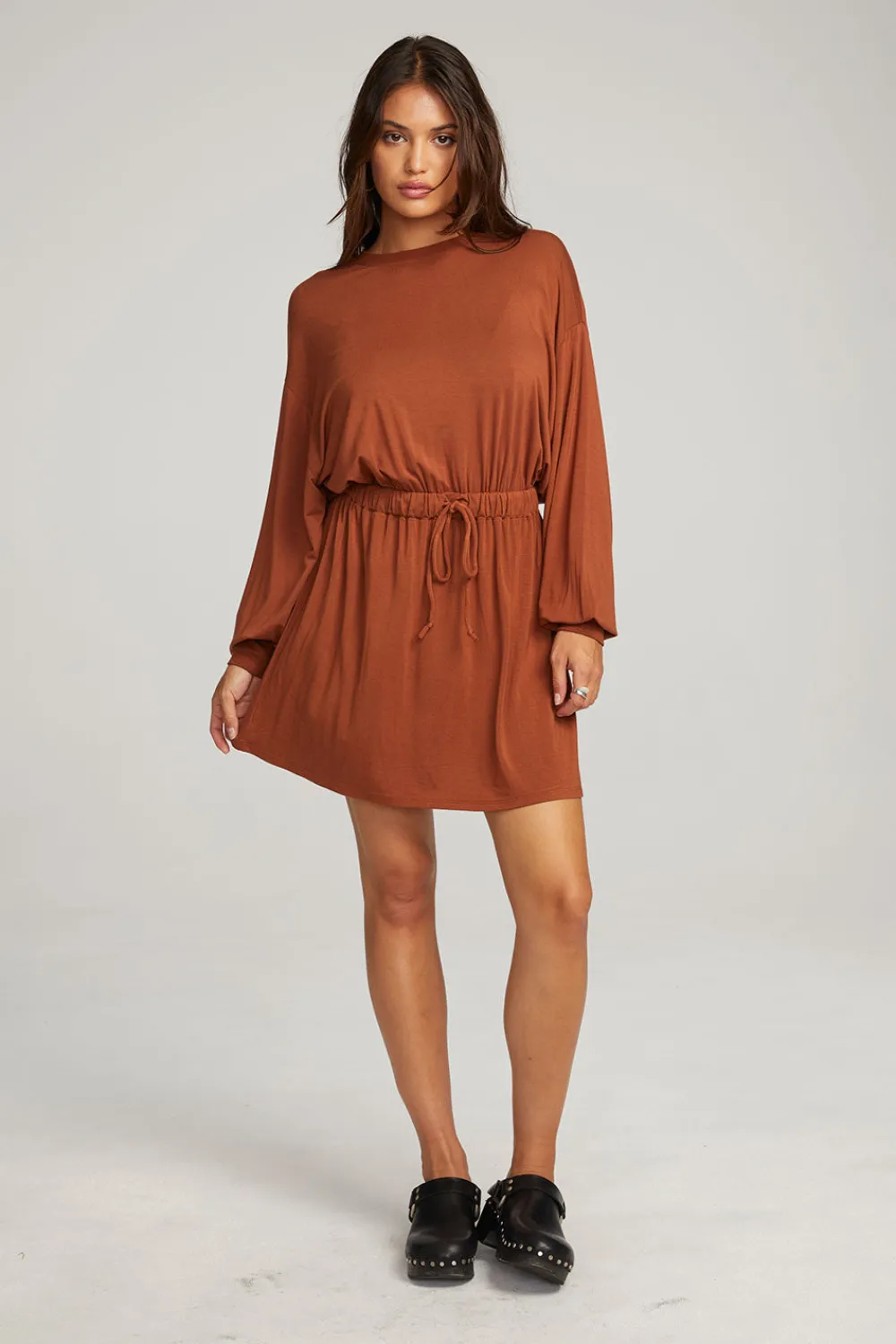 Store Saddle Whiskey Mini Dress Women Loungewear|Dresses