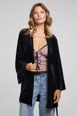 Online Salina Check Burnout Kimono Women Loungewear|Tops