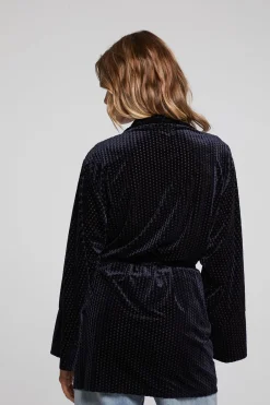 Online Salina Check Burnout Kimono Women Loungewear|Tops