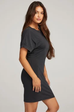 Hot Saloon Licorice Mini Dress Women Loungewear|Dresses