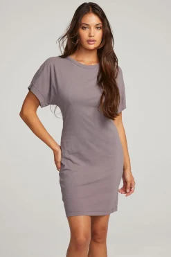Store Saloon Purple Sage Mini Dress Women Loungewear|Dresses