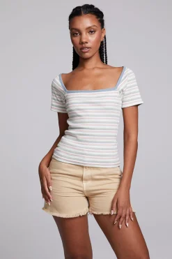 Discount Sambuco Como Stripe Tee Women Loungewear|Tops
