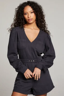 Online Sami Licorice Romper Women Bottoms|Loungewear