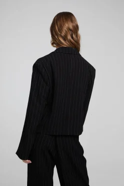 Shop Santana Beverly Pinstripe Blazer Women Outerwear|Loungewear