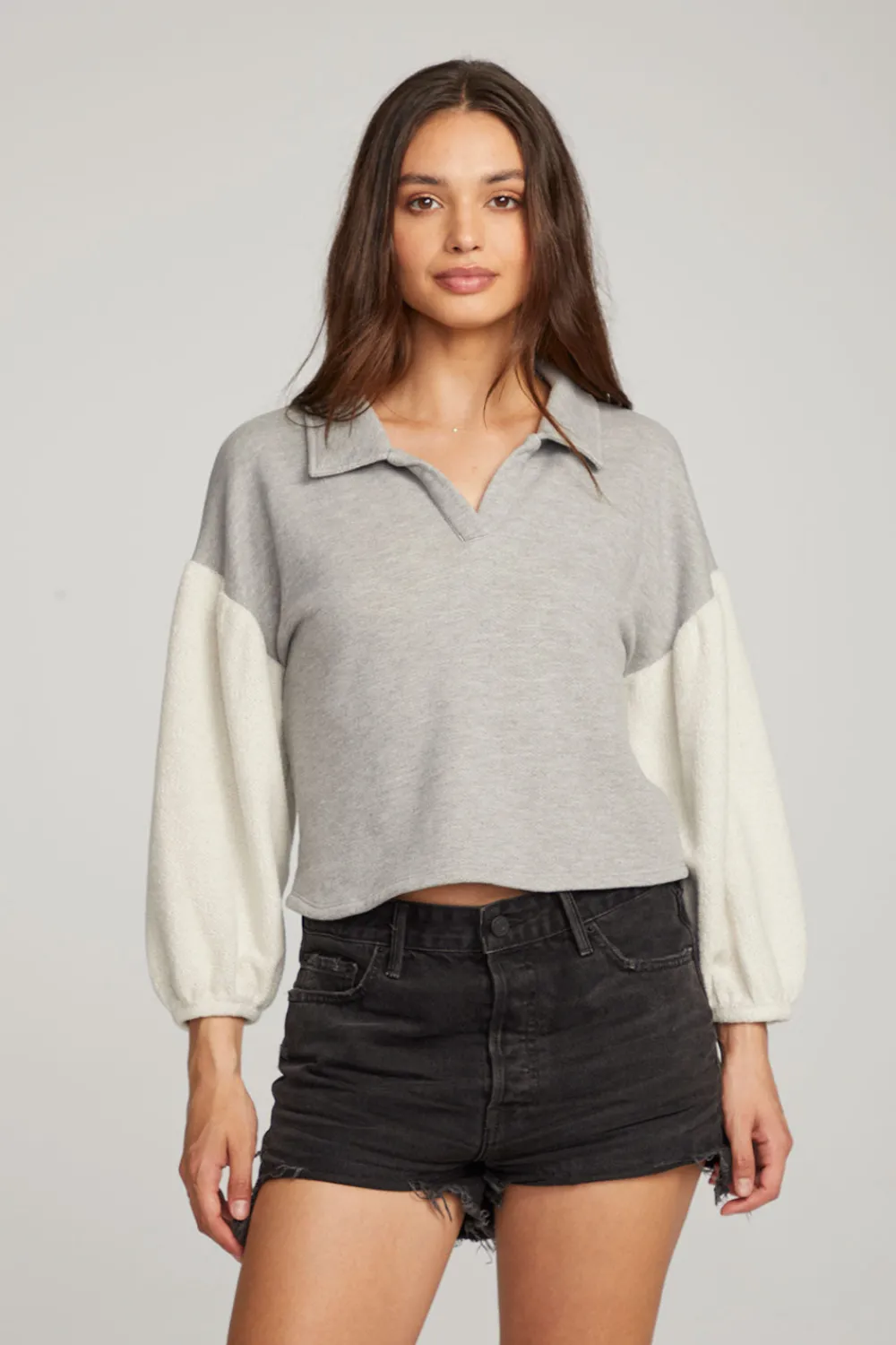 Cheap Saratoga Heather Grey Pullover Women Loungewear|Tops