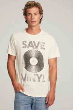 Shop Save Vinyl Mens Tee Women Tops|Music