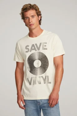 Shop Save Vinyl Mens Tee Women Tops|Music