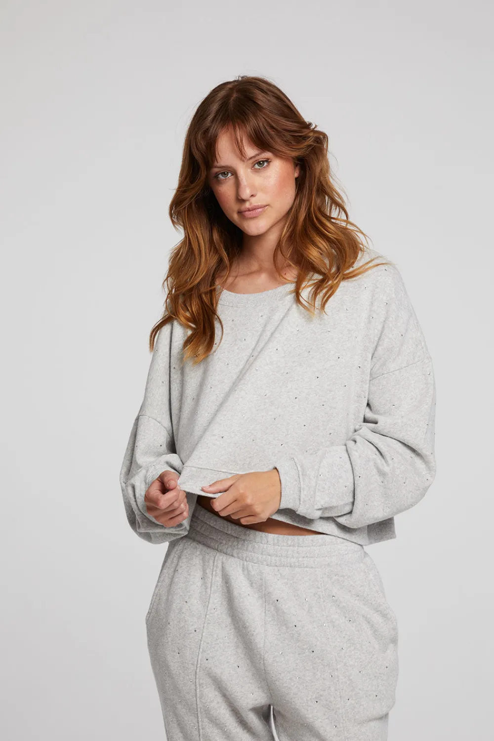 Online Scarlet Heather Grey Pullover Women Loungewear|Tops