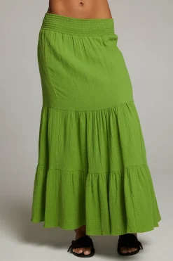 Outlet Seal Piquant Green Maxi Skirt Women Loungewear|Bottoms