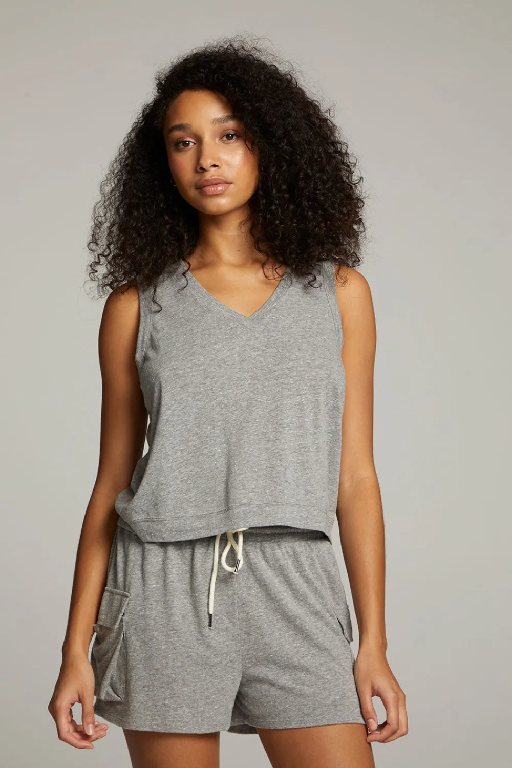 Best Sale Sean Streaky Grey Tank Women Loungewear|Tops