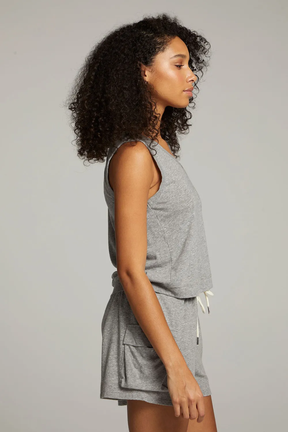 Best Sale Sean Streaky Grey Tank Women Loungewear|Tops
