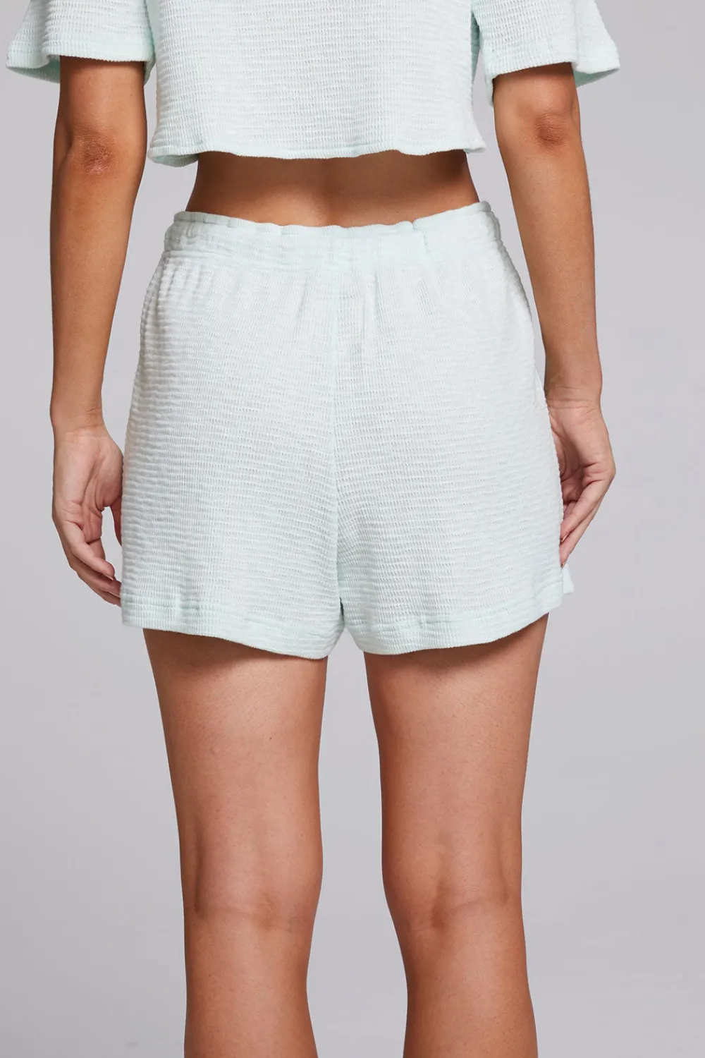 Cheap Serena Aqua Glass Short Women Loungewear|Bottoms