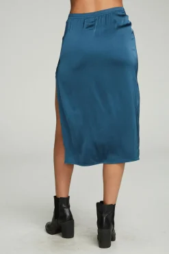 Shop Side Slit Midi Skirt Women Bottoms|Dresses