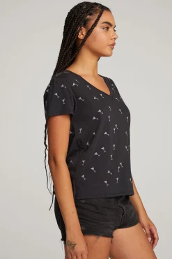 Cheap Silver Martinis Tee Women Loungewear|Graphics