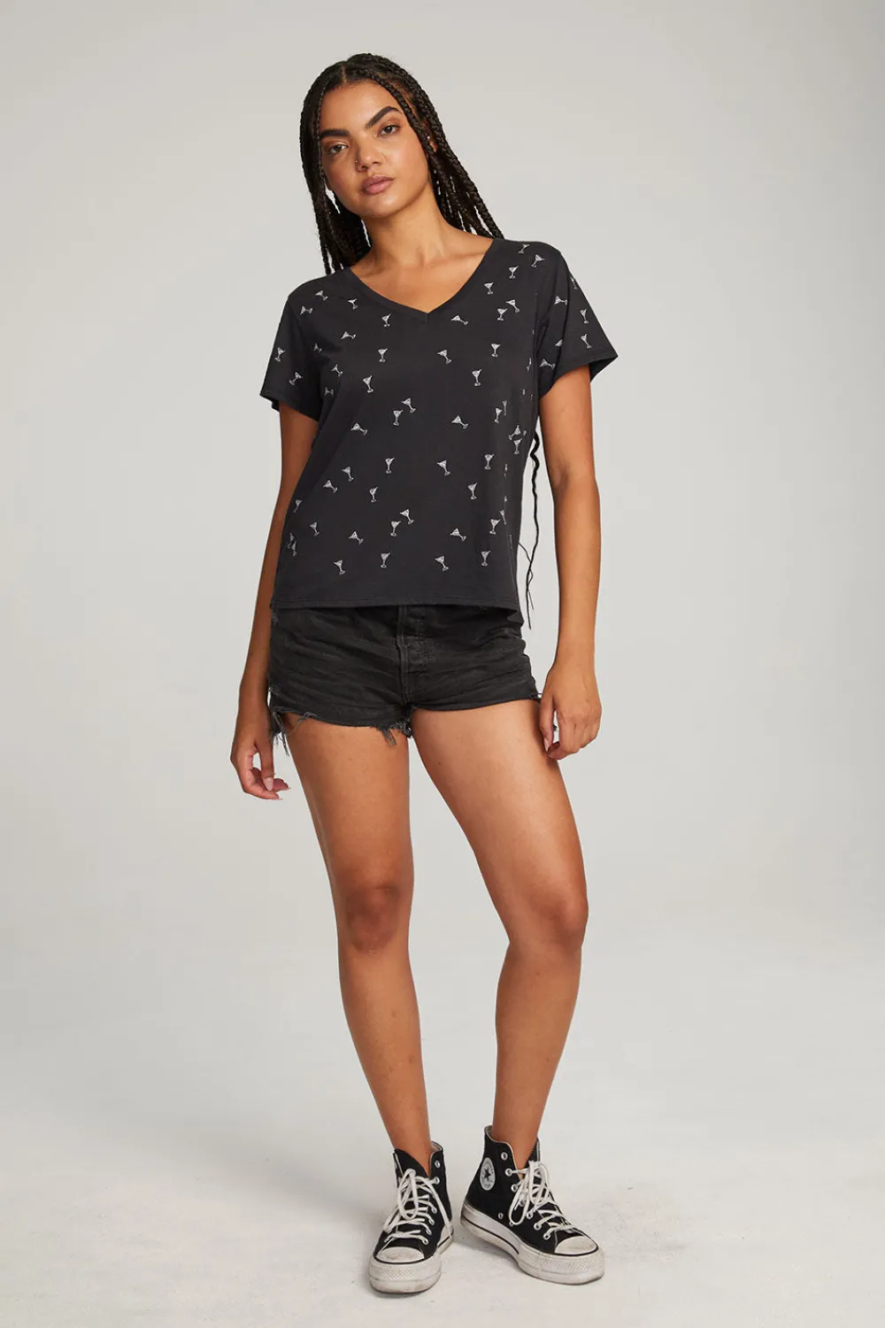 Cheap Silver Martinis Tee Women Loungewear|Graphics