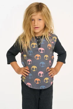 Sale Skull Candy Henley Tee Kids/BOY Boys