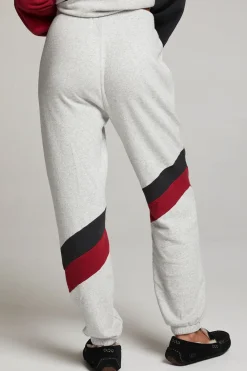 Online Skull Fire Color Block Joggers Women Loungewear|Bottoms
