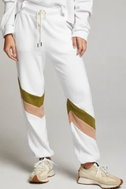 Best Skull Sand Color Block Joggers Women Loungewear|Bottoms