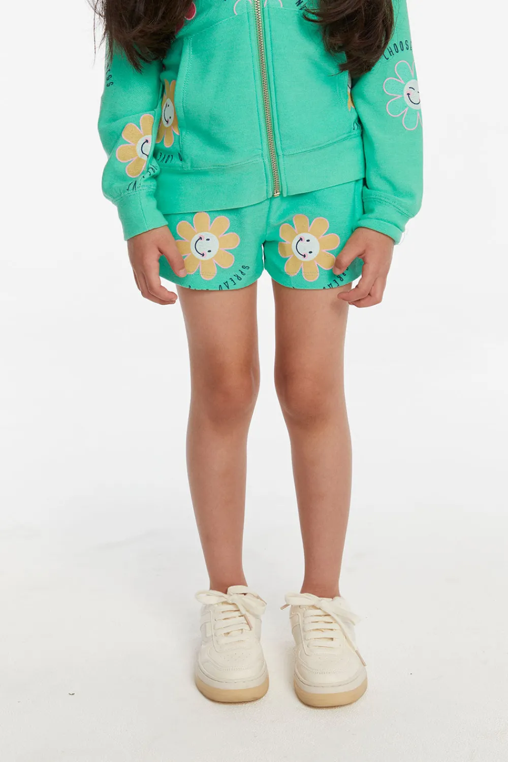Store Smiley Flower Girls Shorts Kids Girls