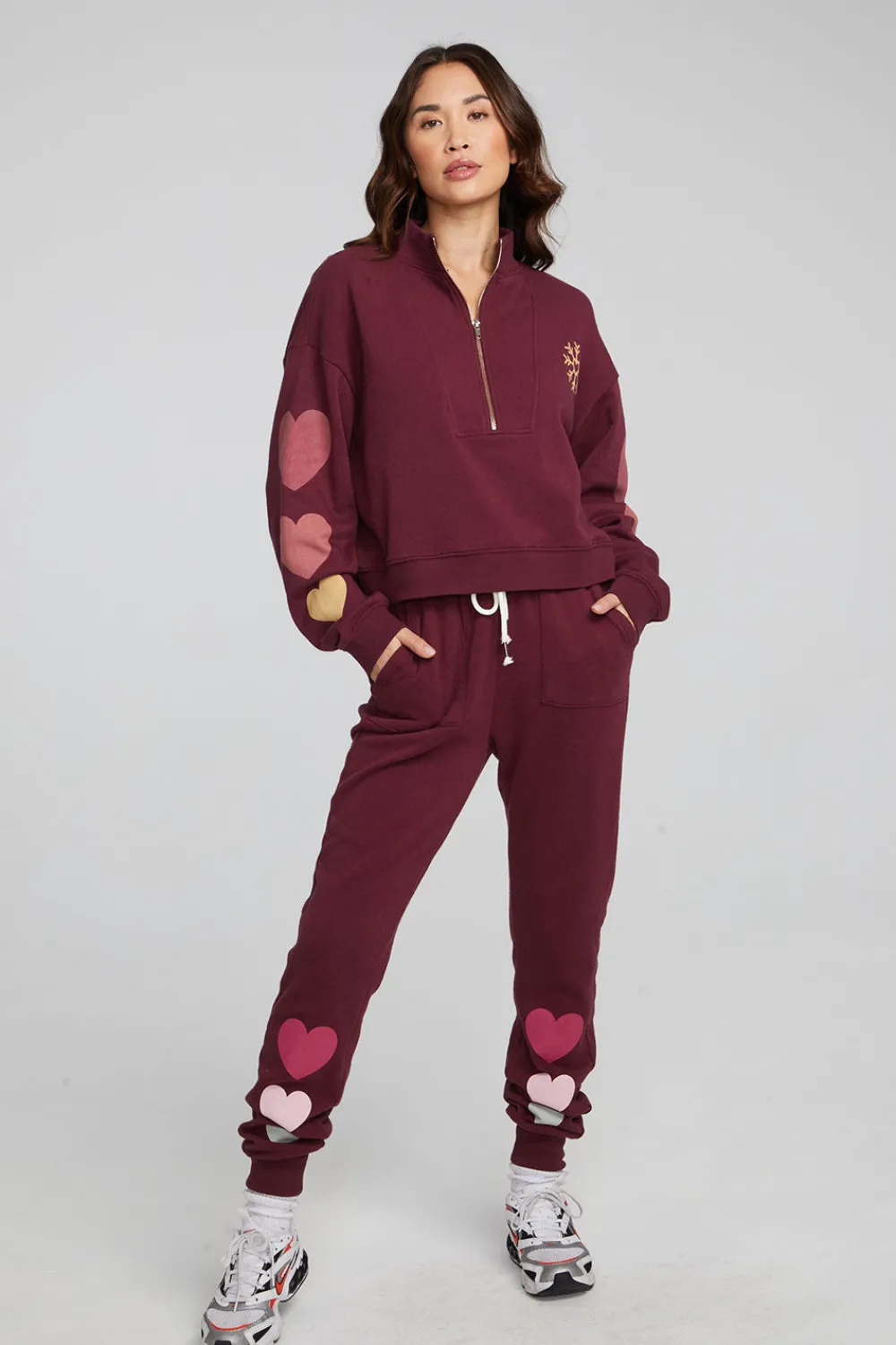 Discount Snow Heart Pants Women Loungewear|Graphics