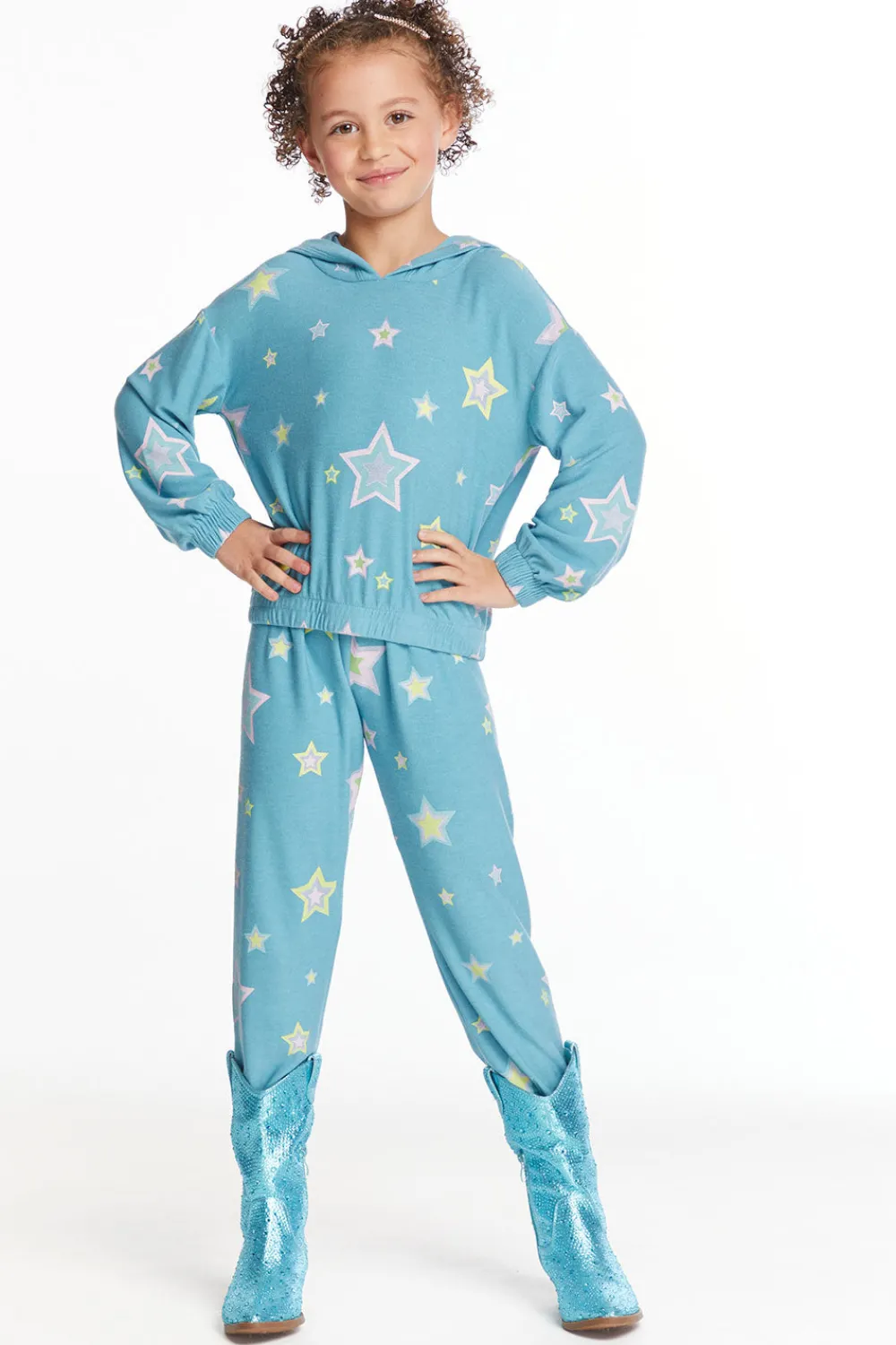 New Star Child Girls Pullover Hoodie Kids Girls