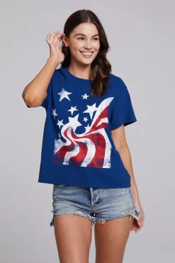 Hot Stars & Stripes Tee Women Loungewear|Graphics