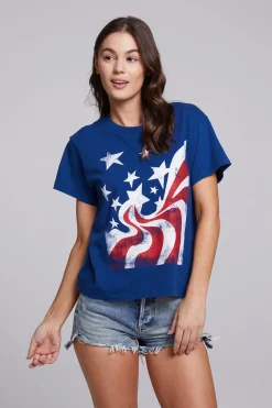 Hot Stars & Stripes Tee Women Loungewear|Graphics