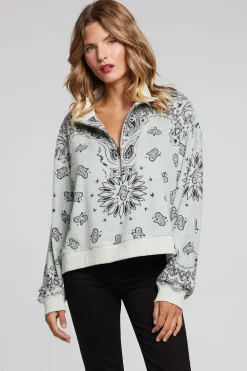 Store Stella Matcha Half Zip Pullover Women Loungewear|Tops