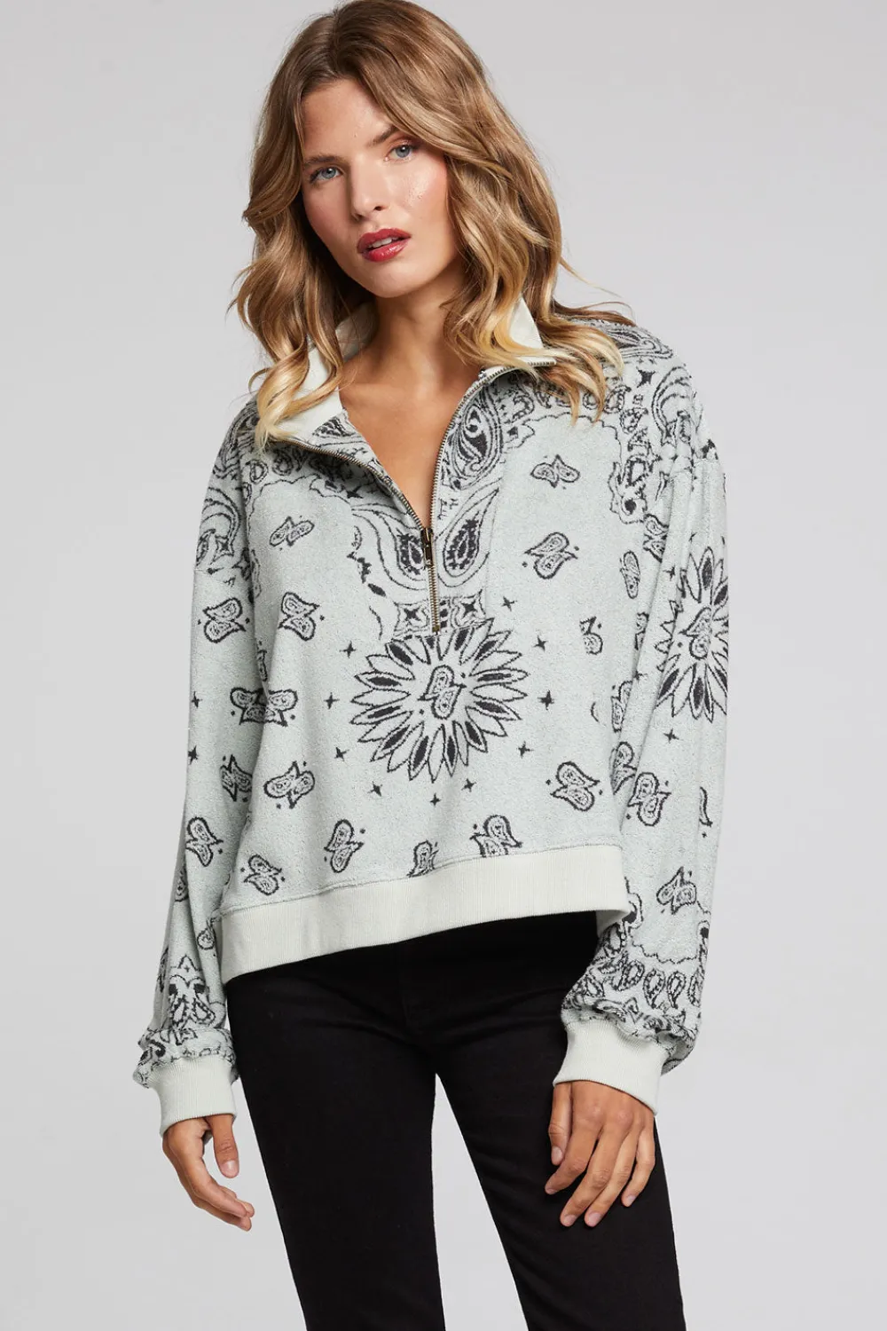 Store Stella Matcha Half Zip Pullover Women Loungewear|Tops