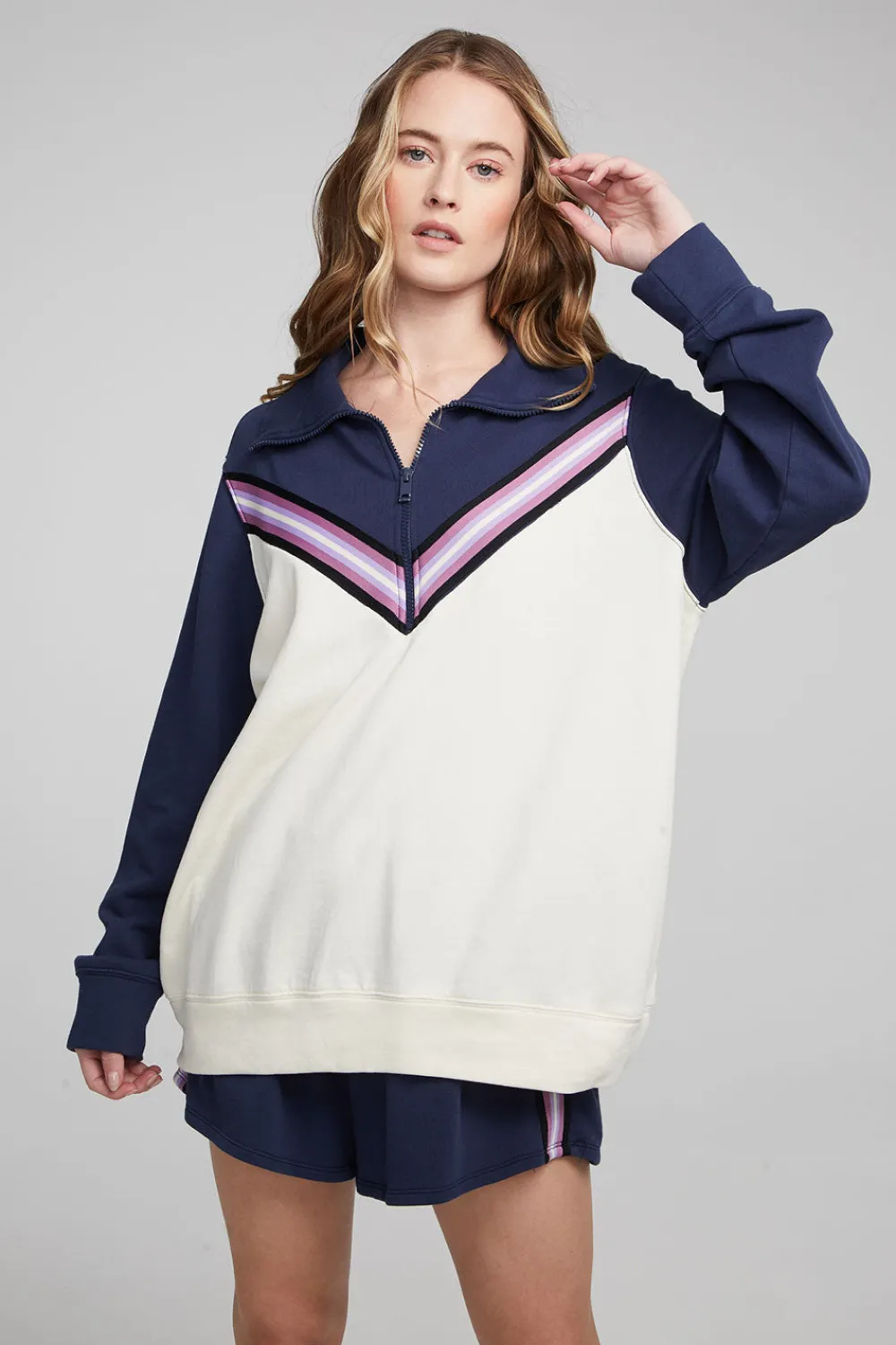 Flash Sale Stevie Almond Mood Indigo Pullover Women Outerwear|Loungewear