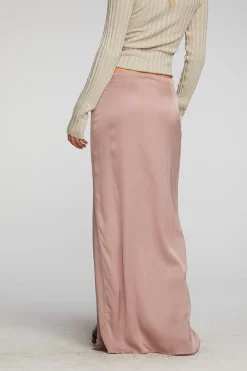 Best Sale Stretch Silky Woven Midi Skirt Women Loungewear|Bottoms