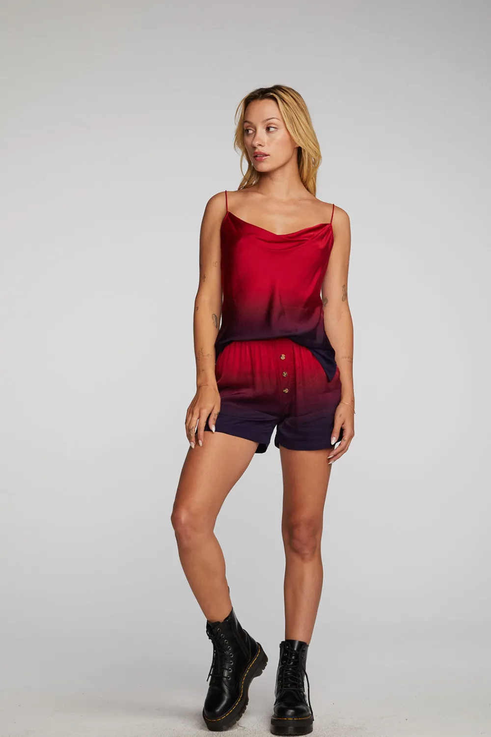 Store Stretch Silky Woven Tank Top Women Loungewear|Tops