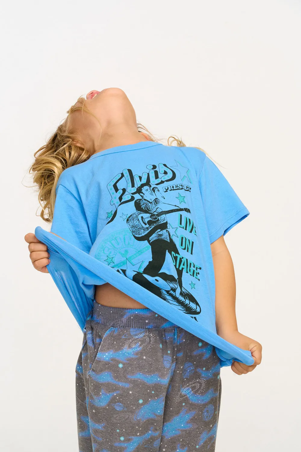 Online Sun Records Elvis Live On Stage Tee Women/Kids/BOY Boys|Music