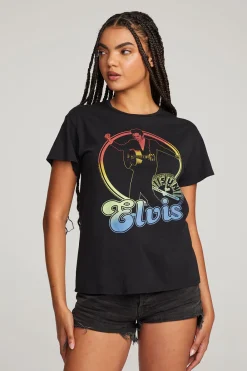 Outlet Sun Records Rainbow Elvis Tee Women Loungewear|Music
