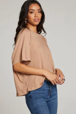 Best Sale Sun Warm Taupe Tee Women Loungewear|Tops