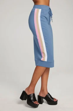 Cheap Sundance Vintage Blue Midi Skirt Women Loungewear|Bottoms