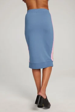Cheap Sundance Vintage Blue Midi Skirt Women Loungewear|Bottoms
