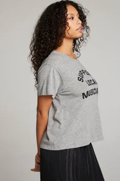 Online Support Local Musicians Tee Women Loungewear|Graphics
