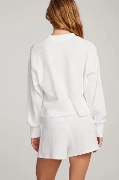 Best Sale Thayne White Long Sleeve Women Loungewear|Tops