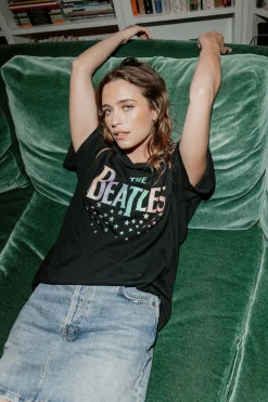 Online The Beatles Rainbow Tee Women Loungewear|Music