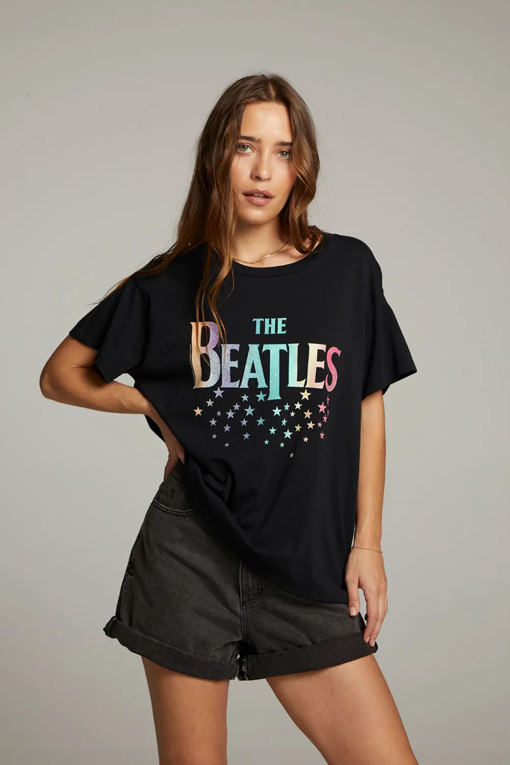 Online The Beatles Rainbow Tee Women Loungewear|Music