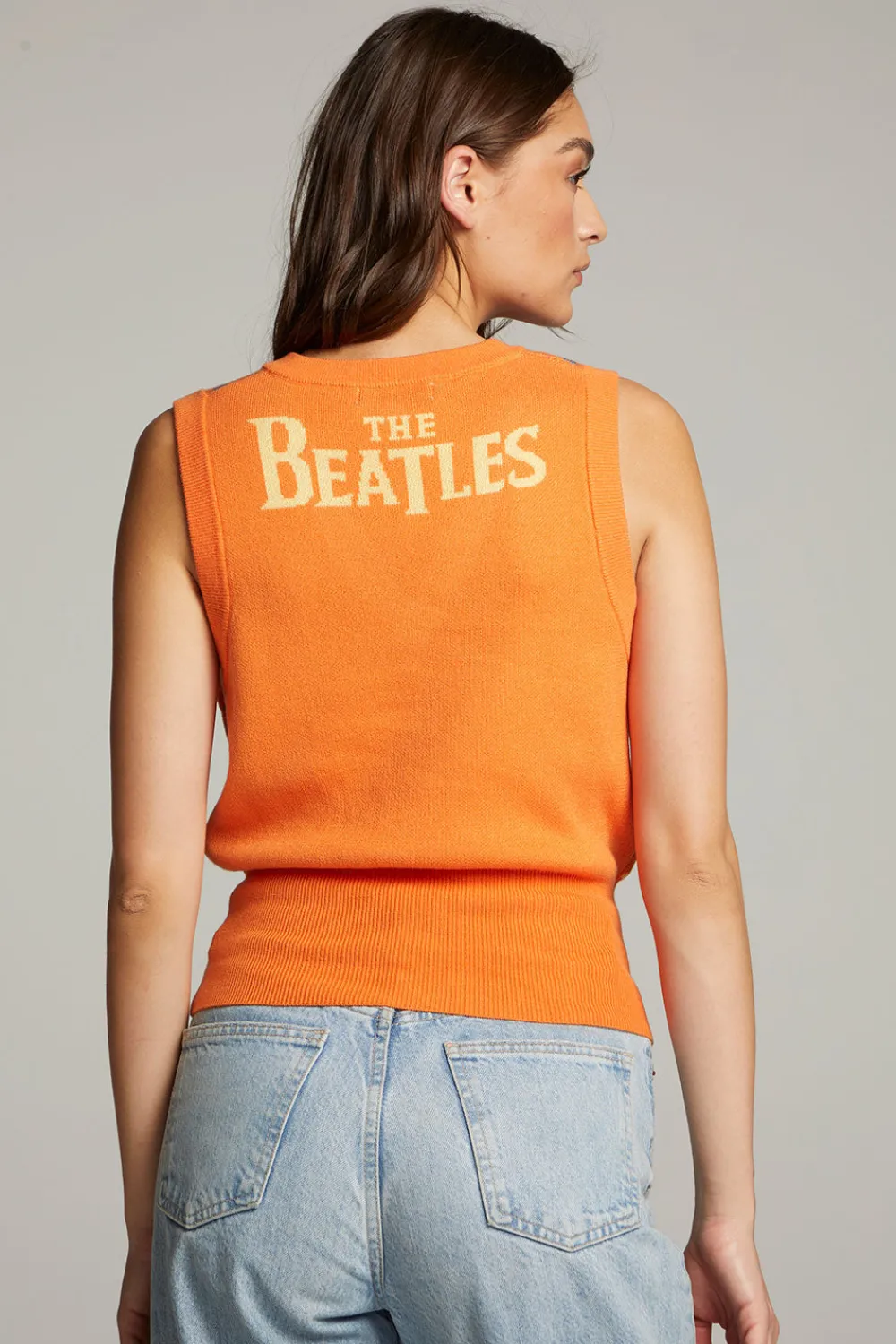 New The Beatles Retro Tank Sweater Women Loungewear|Music