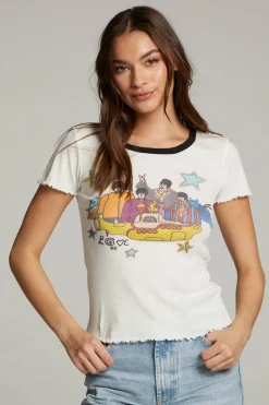 Cheap The Beatles Yellow Submarine Tee Women Loungewear|Graphics