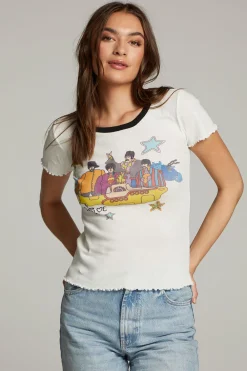 Cheap The Beatles Yellow Submarine Tee Women Loungewear|Graphics