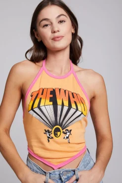 Flash Sale The Who Keith Moon Wallflower Halter Top Women Loungewear|Music