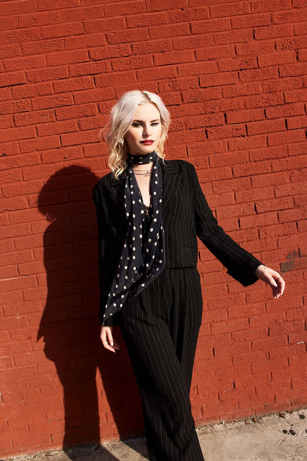 Best Sale Theo Beverly Pinstripe Trousers Women Loungewear|Bottoms