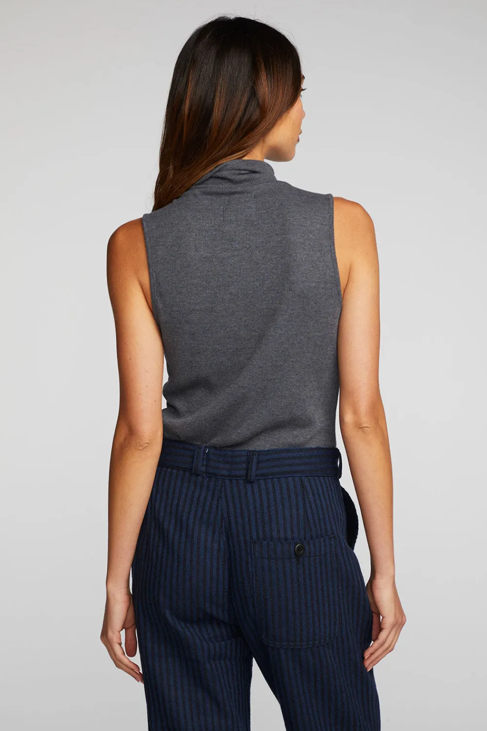 Store Triblend Rib Knit Button Down Tank Women Loungewear|Tops