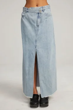 Cheap Trinidad Classic Blue Maxi Skirt Women Loungewear|Bottoms