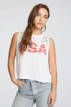 Hot USA Star Women Graphics|Tops